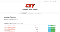 Desktop Screenshot of cst.otsystems.net