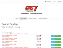 Tablet Screenshot of cst.otsystems.net